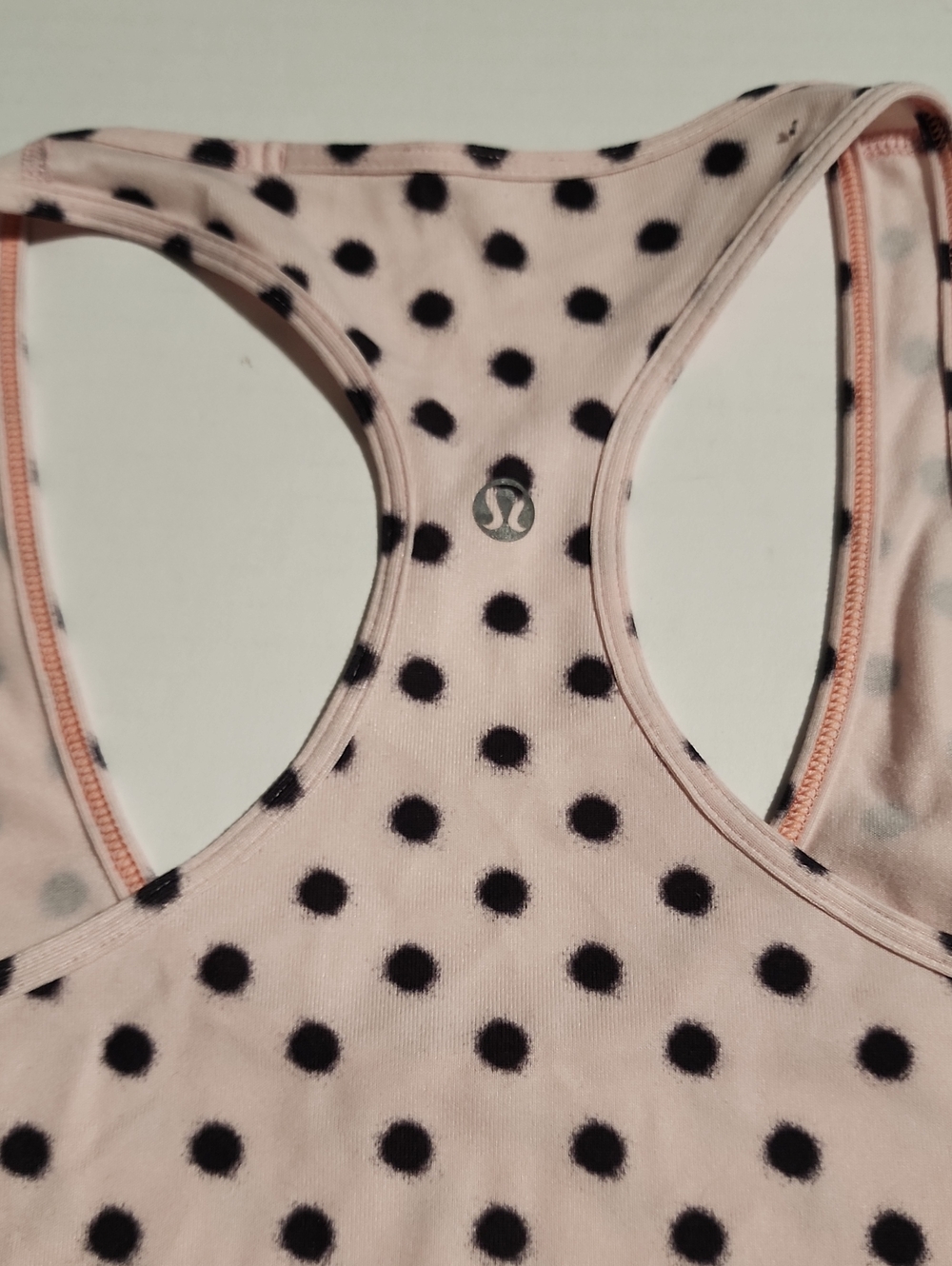 Lululemon Cool Racerback High Noon Dot Blush Quartz / Black - Picture 5 of 8